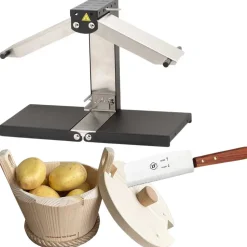 Appareil à Raclette Brézière avec couteau spécial Raclette et Patatière - Louis Tellier