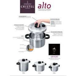 Autocuiseur Alto 9L - CRISTEL