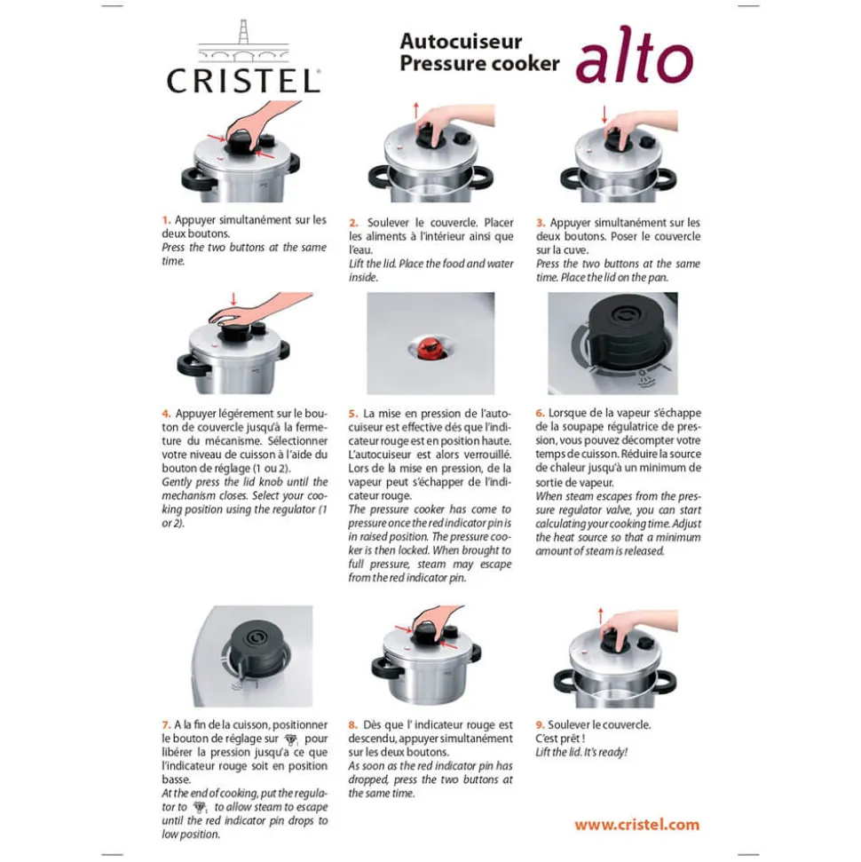Autocuiseur Alto 6L - CRISTEL