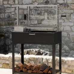 Barbecue Santa Maria Asado Bois Sur Pieds Mixte Grille/Foyer - GRILL CHIC