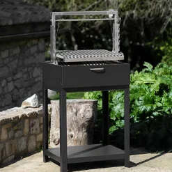 Barbecue Santa Maria Bois Asado Sur Pieds Grille L - GRILL CHIC