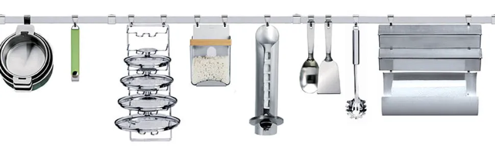 Barre de crédence inox brossé - CRISTEL