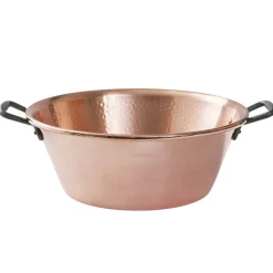 Bassine à Confiture en Cuivre martelé - BAUMALU