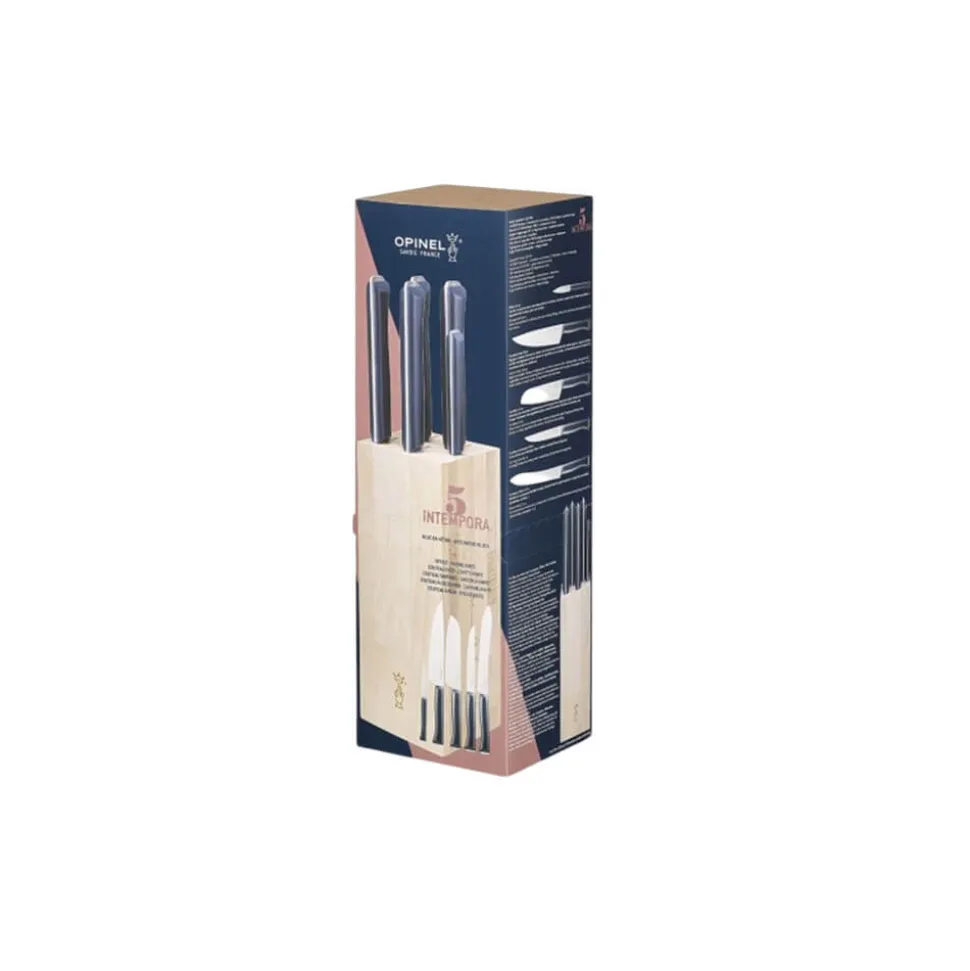 Bloc 5 Couteaux Intempora - OPINEL
