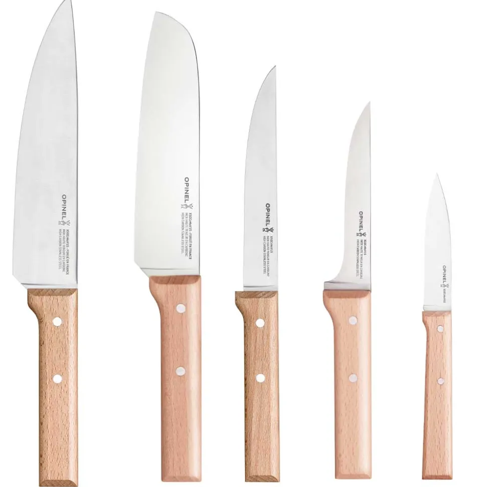 Bloc 5 Couteaux Parallèle Viande - OPINEL