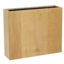 Bloc Couteaux Rectangulaire - Hêtre massif - CRISTEL