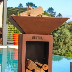 Bol à feu Auvergnat Carré Acier CORTEN - GRILL CHIC