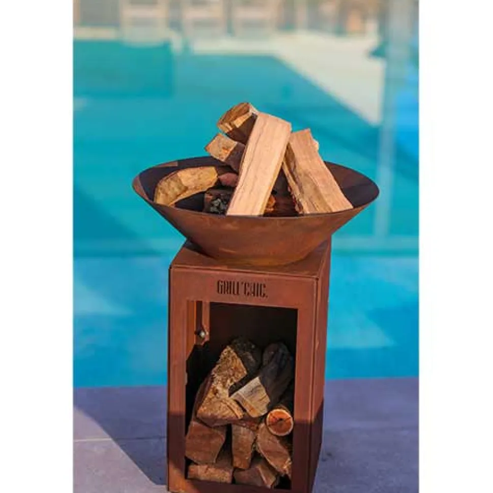 Bol à feu Auvergnat Rond Acier CORTEN - GRILL CHIC