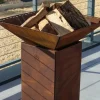 Bol à feu Cévenol Carré Acier CORTEN - GRILL CHIC