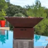 Bol à feu mini Cévenol Carré Acier CORTEN - GRILL CHIC