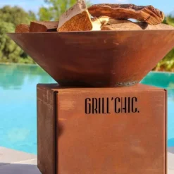 Bol à feu mini Cévenol Rond Acier CORTEN - GRILL CHIC