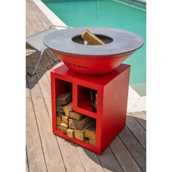 Brasero Classique 83 x 90 cm ALU Double Cuve - GRILL CHIC