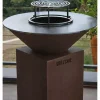 Brasero Cévenol Rond CORTEN 74 x 90 cm - GRILL CHIC
