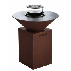 Brasero Cévenol Rond CORTEN 74 x 90 cm - GRILL CHIC