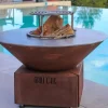 Brasero Mini Cévenol Rond Acier CORTEN - GRILL CHIC