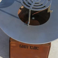 Brasero Mini Cévenol Rond Acier CORTEN - GRILL CHIC