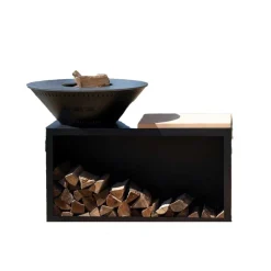 Brasero Traditionnel 80x90 cm ACIER avec Grille OFFERTE - GRILL CHIC