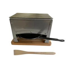 Braséro BBQ de table inox avec Kit Reblochonade - Louis Tellier