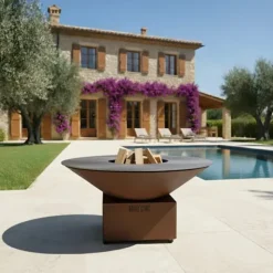 Braséro Cévenol Pool Acier CORTEN - GRILL CHIC