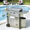 Cache sac poubelle inox - ROLLER GRILL