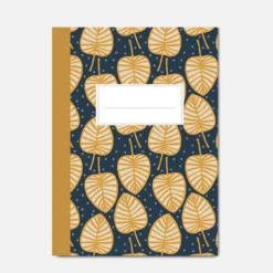Carnet Motif Feuilles - PASCALE EDITIONS