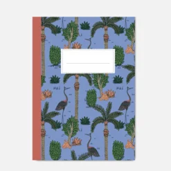 Carnet Motif Palmiers - PASCALE EDITIONS