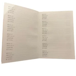 Carnet "Mots de passe" bleu - PASCALE EDITIONS