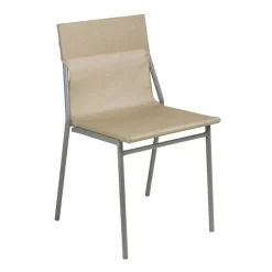 Chaise extérieure professionnelle structure titane Horizon - toile Batyline Duo - LAFUMA