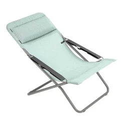 Chaise longue pliante bain de soleil TRANSABED toile Batyline DUO - LAFUMA