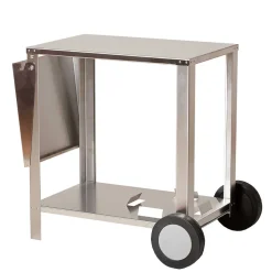 Chariot inox pour plancha 2 feux - PLANCHA TONIO