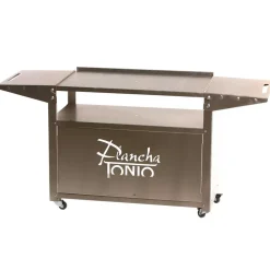 Chariot inox pour plancha gaz ou électrique - PLANCHA TONIO