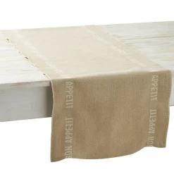 Chemin de table Bon Appetit Lin 45 x 140 cm - Charvet Editions