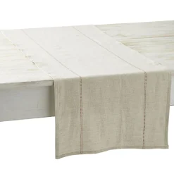 Chemin de table Rythmo 45 x 150 cm en Lin - Charvet Editions