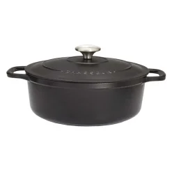 Cocotte Fonte Ovale Noire Le Chasseur Invicta