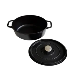 Cocotte Mijoteuse Fonte ovale noir Invicta
