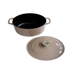 Cocotte Mijoteuse Fonte ovale beige Le Chasseur Invicta