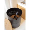 Coffre à granulés Essentiel rond avec couvercle bambou - LE MARQUIER