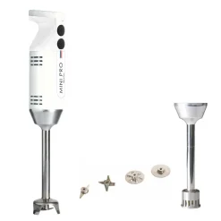 Coffret Blender Mixeur plongeant mini-pro Blanc - DYNAMIC