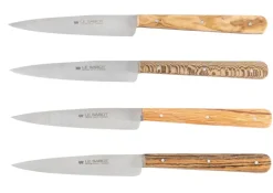 Coffret 4 couteaux Bois Panachés 1870 - Au Sabot