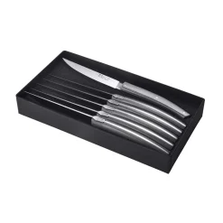 Coffret 6 Couteaux Le Thiers Pirou Brasserie Gris - GOYON-CHAZEAU