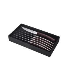 Coffret 6 Couteaux Le Thiers Pirou Brasserie Moka - GOYON-CHAZEAU