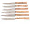 Coffret 6 couteaux Sakura Manche Olivier - Au Sabot