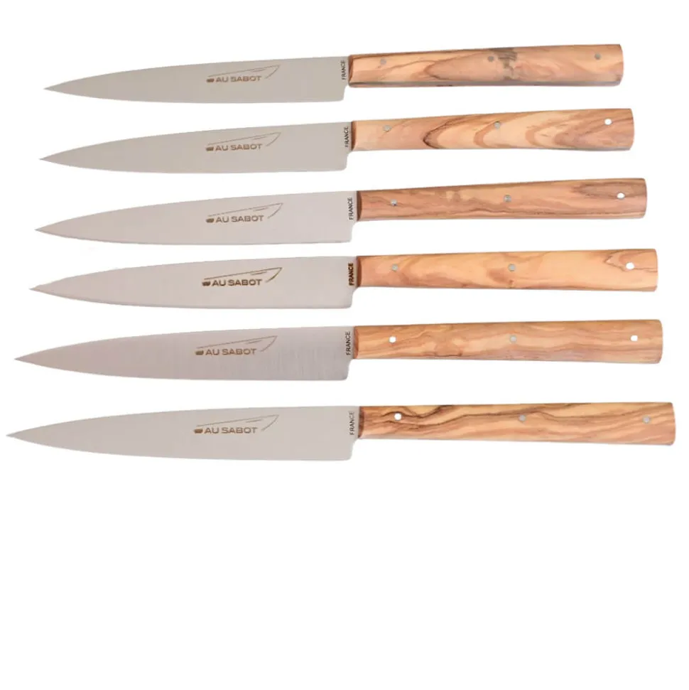 Coffret 6 couteaux Sakura Manche Olivier - Au Sabot