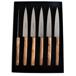 Coffret 6 couteaux Sakura Manche Olivier - Au Sabot