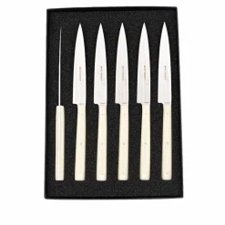 Coffret 6 couteaux Sakura Manche Composite Sable - Au Sabot