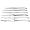 Coffret de 6 couteaux Laguiole Acier brillant - Au Sabot
