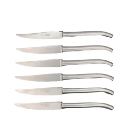 Coffret de 6 couteaux Laguiole Acier mat - Au Sabot