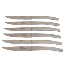 Coffret de 6 couteaux Le Thiers Acier Mat - Au Sabot