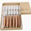Coffret de 6 couteaux à Steak Bistronome Manche Palissandre - Au Nain