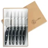Coffret de 6 couteaux à steak Brasserie Lame unie - Au Nain